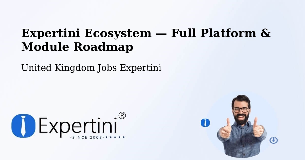 Expertini Ecosystem — Full Platform & Module Roadmap – Bootle