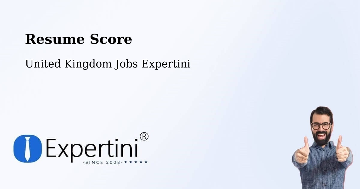 Resume Score & Job Description Match Tool – Bootle - United Kingdom Jobs Expertini